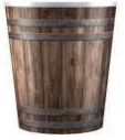 17cm (8") Plastic Pot Cover