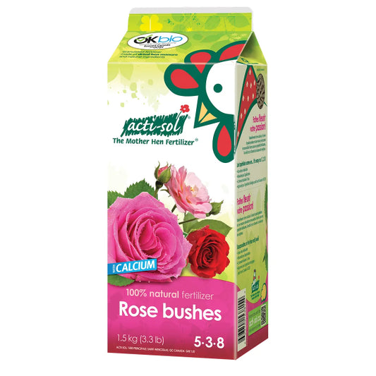 5-3-8 Acti-Sol Natural Fertilizer for Rose Bushes 1.5kg