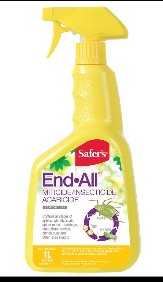 Safer’s End-All Miticide/Insecticide Acaracide RTU 1L