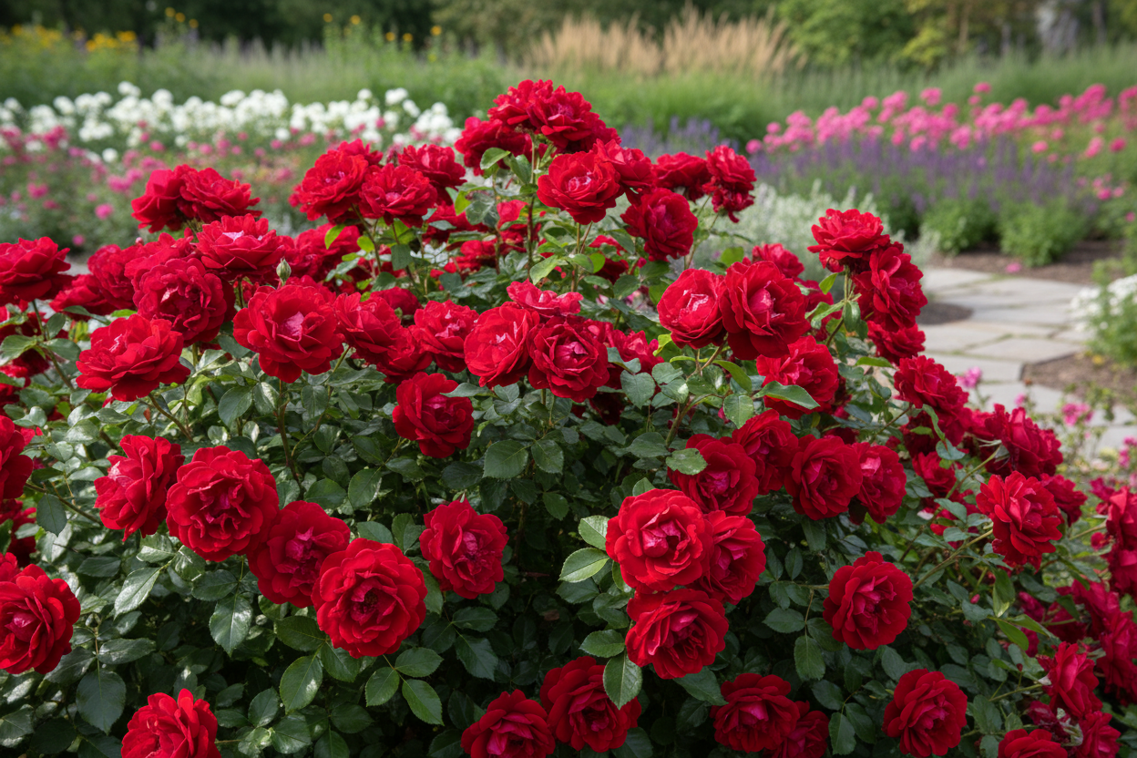 Rose, Shrub 'Double Knock Out'