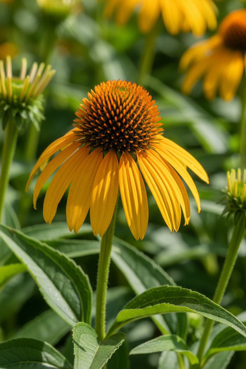 Coneflower 'Sombrero Granada Gold'