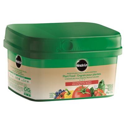 Miracle-Gro Water Soluble Tomato, Fruit & Vegetable Plant Food 18-18-21 500g