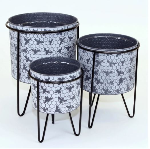 Bumble Bee Metal Pot Set