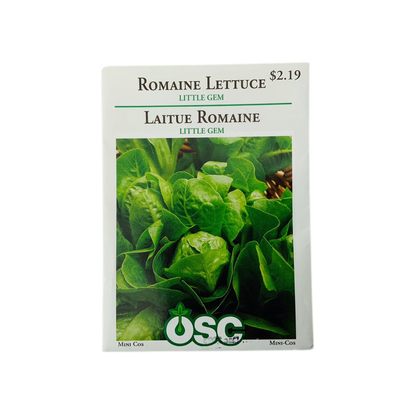 LETTUCE ROMAINE LITTLE GEM - SEED